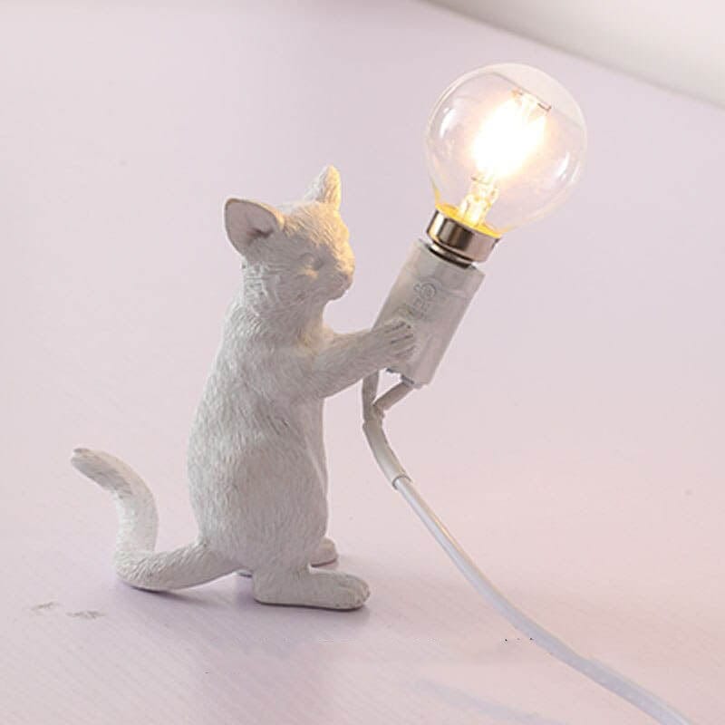 Kattstaty-bordlampa | Veska Vit A