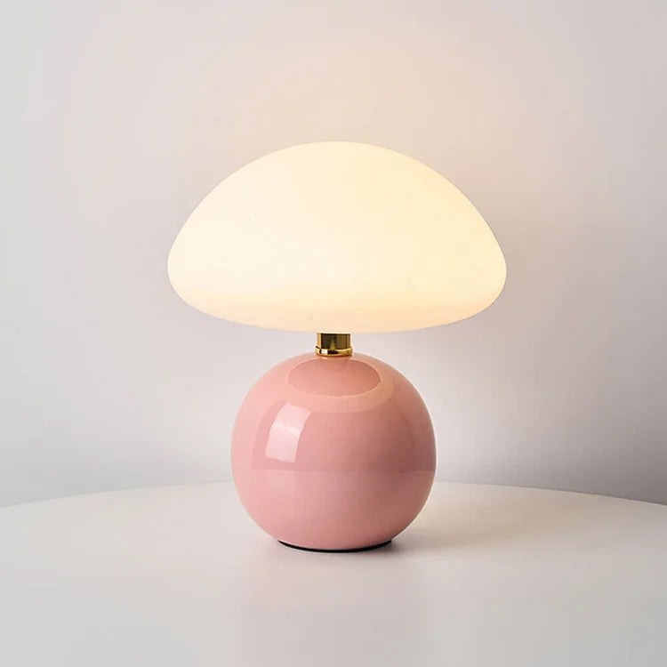 Keramisk Bordslampa med Mjuk Varm Belysning | Veska