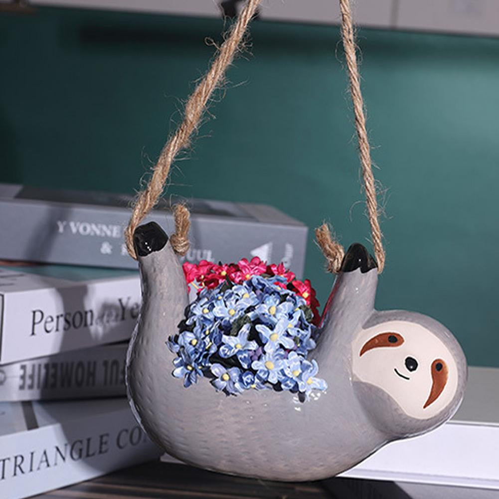 Keramisk Glad Sloth Blomkruka | Veska