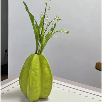 Keramisk Starfruit Veskaomsterkruka | Veska