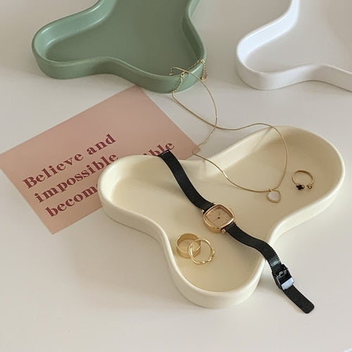 Keramiska Moln Brickor | Veska Beige