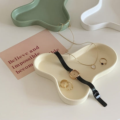 Keramiska Moln Brickor | Veska Beige