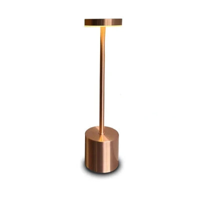 Klassisk trådlös lampa - Touch sensor LED skrivbordslampa med 3 justerbara färgtemperaturer | Veska Roséguld