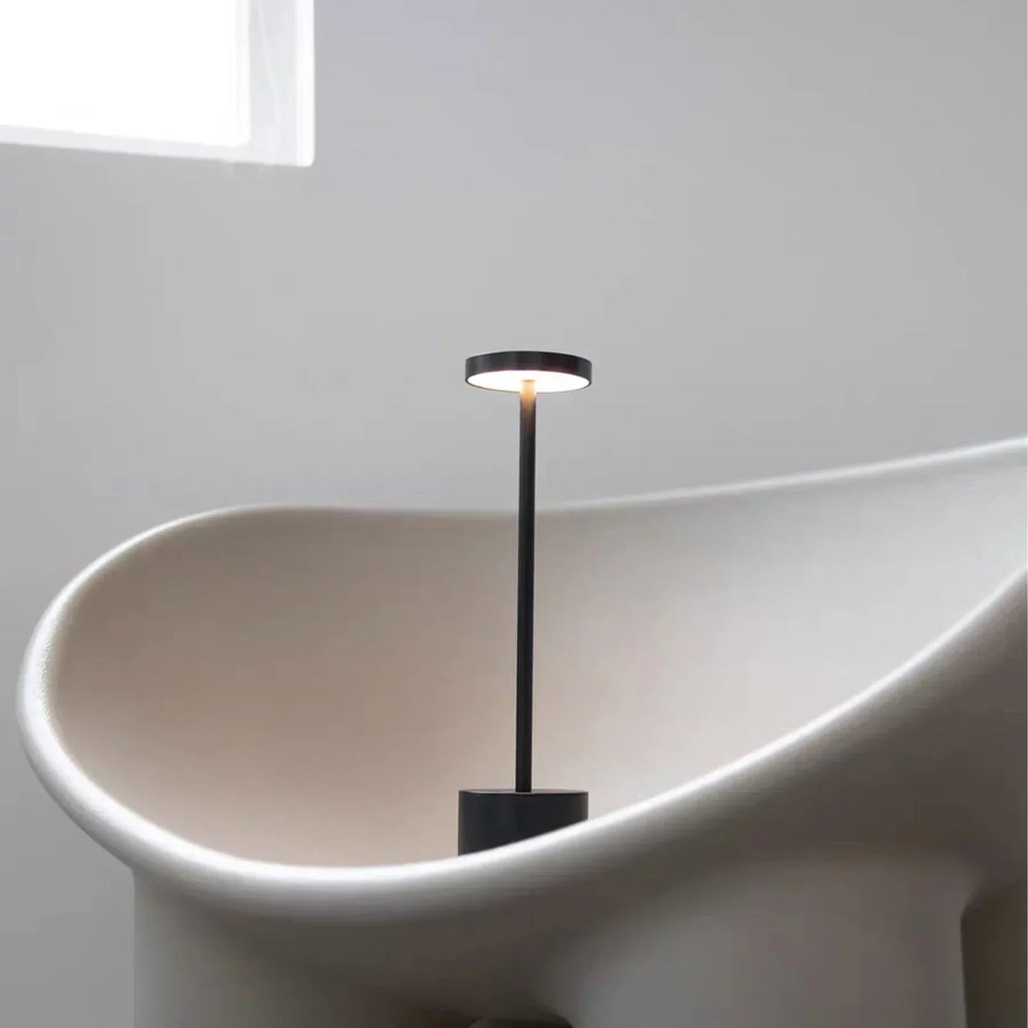 Klassisk trådlös lampa - Touch sensor LED skrivbordslampa med 3 justerbara färgtemperaturer | Veska