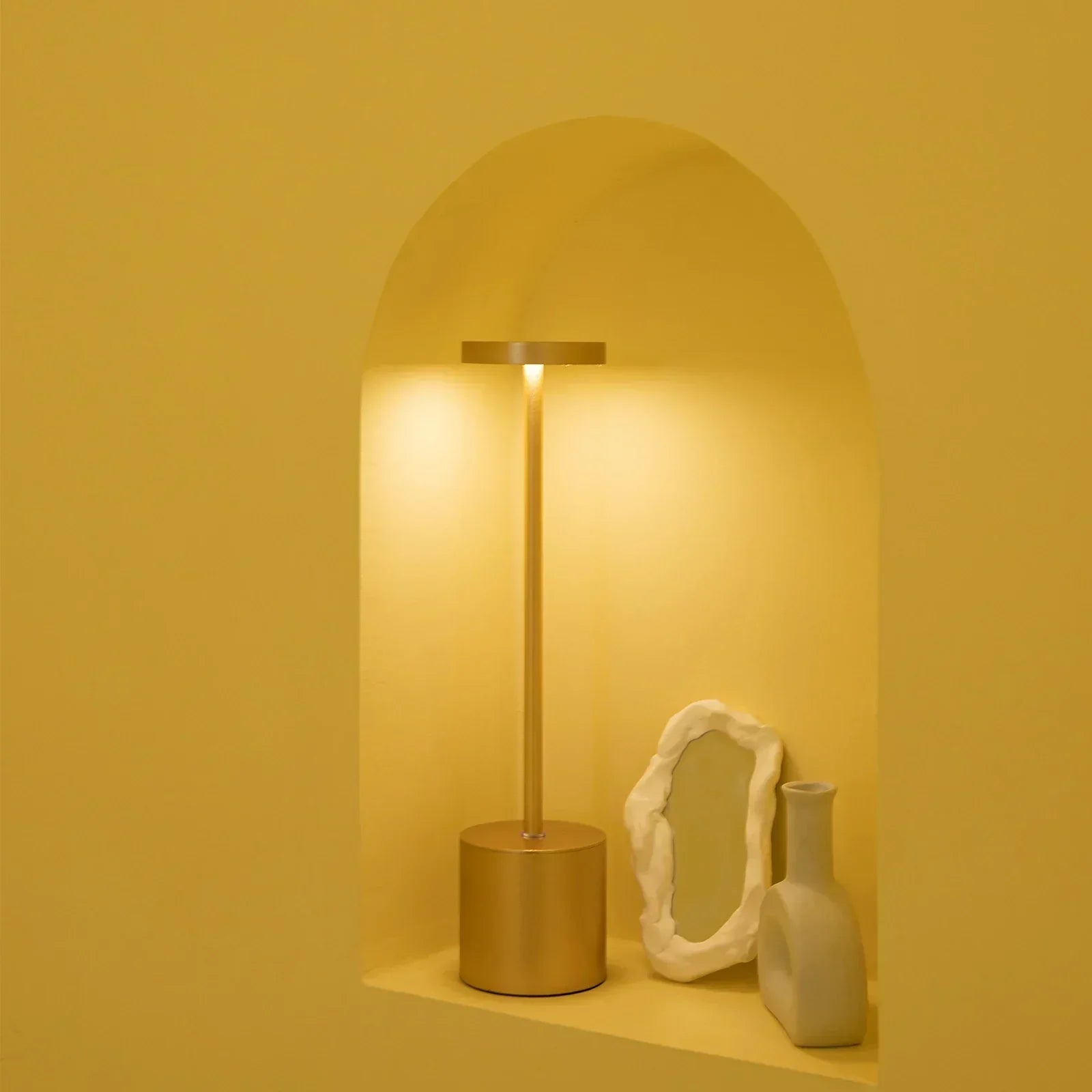 Klassisk trådlös lampa - Touch sensor LED skrivbordslampa med 3 justerbara färgtemperaturer | Veska