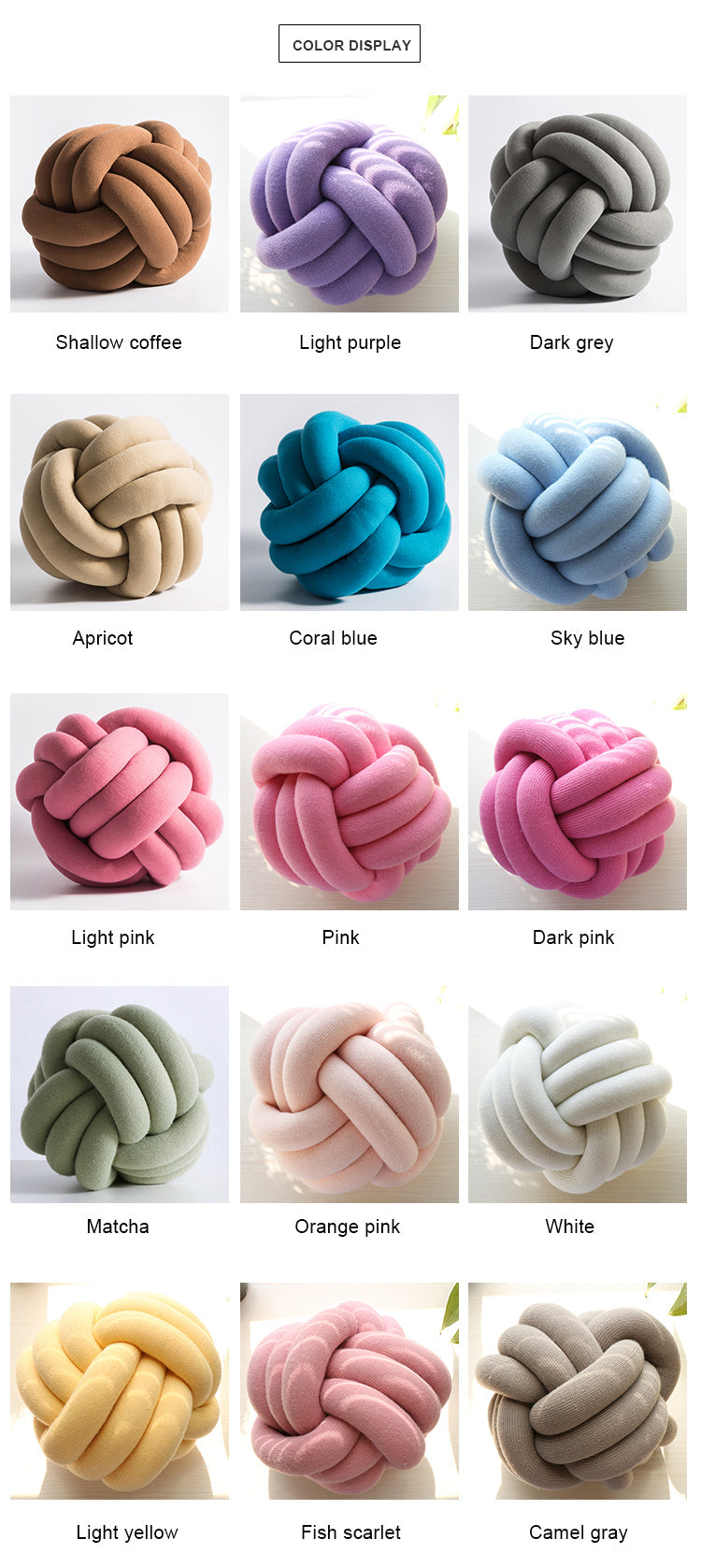 Knot Ball Kudde | Veska