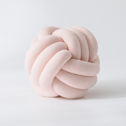 Knot Ball Kudde | Veska Orange rosa 30x30cm
