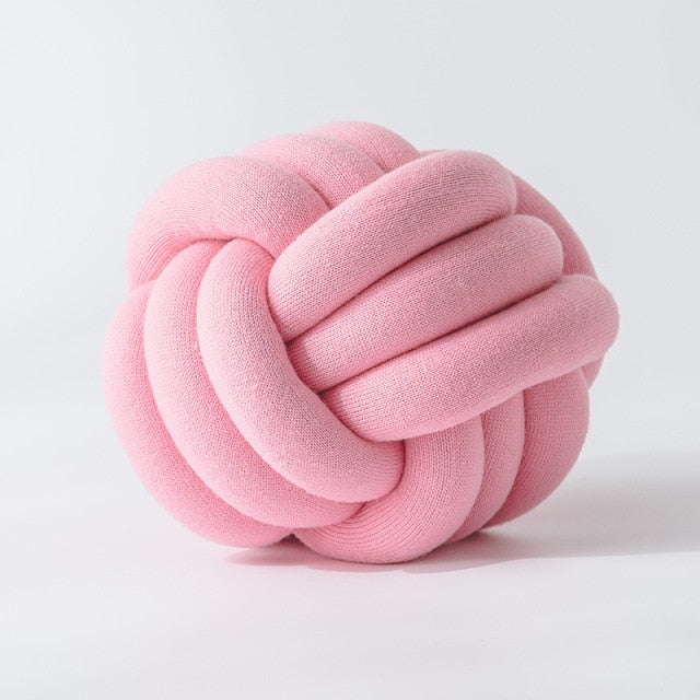 Knot Ball Kudde | Veska Rosa 30x30cm