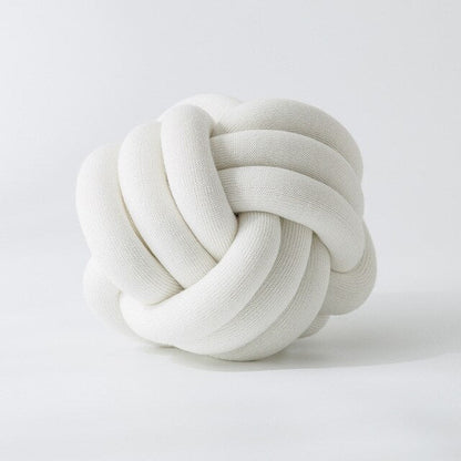 Knot Ball Kudde | Veska Vit 30x30cm