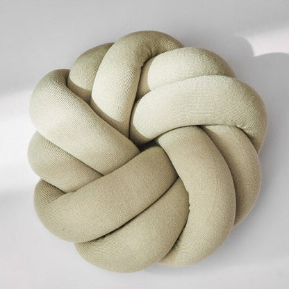 Knot Rund Kudde | Veska Matcha 25-30cm