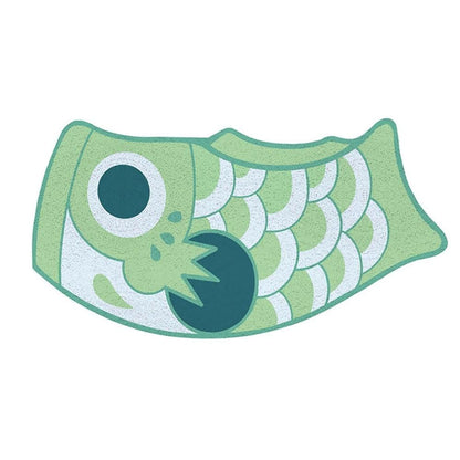 Koi Fish Dörrmatta | Veska Grön 37x70cm 14.6"x27.6