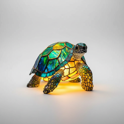 Konstnärlig bordslampa - AnimalGlow | Veska Sköldpadda