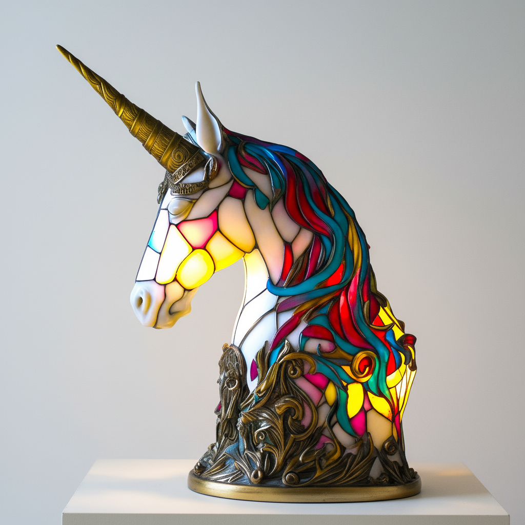 Konstnärlig bordslampa - LightArt | Veska Ekorre