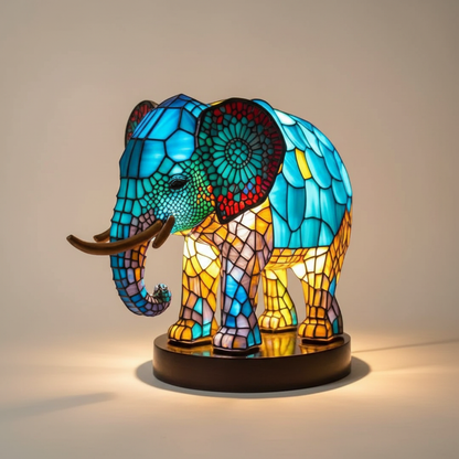 Konstnärlig bordslampa - LightArt | Veska Elefant