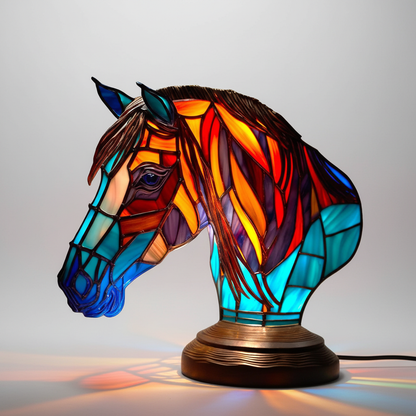 Konstnärlig bordslampa - LightArt | Veska Häst