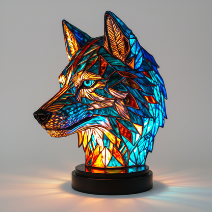Konstnärlig bordslampa - LightArt | Veska Varg