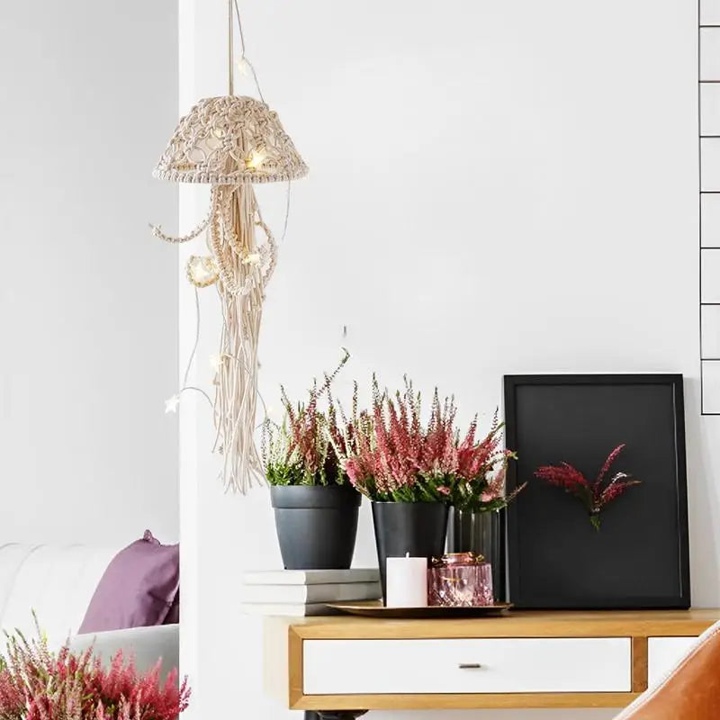 Konstnärlig Manet Dream Catcher Handgjord Lampa | Veska