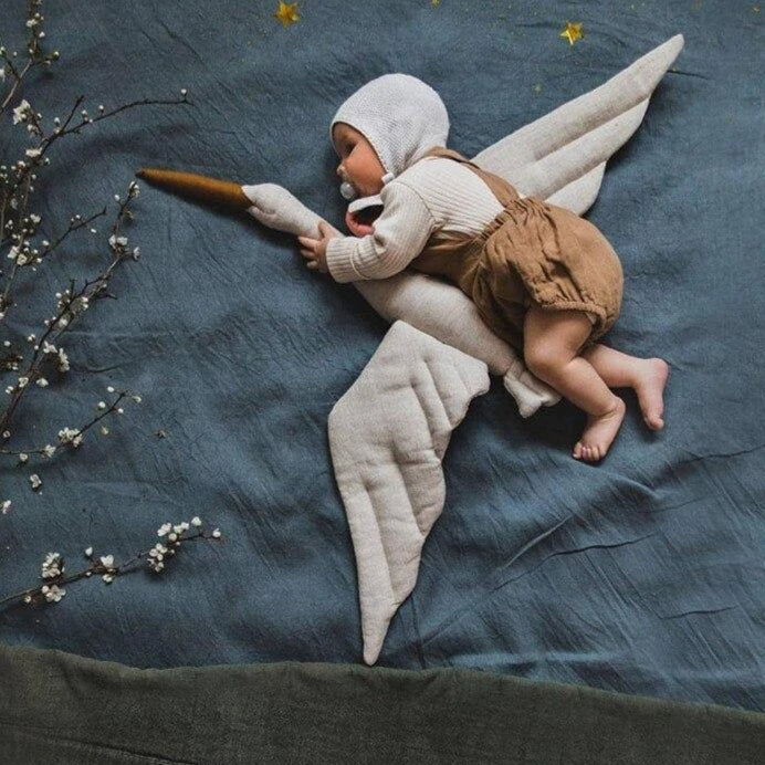 Kreativ Barnrum Dekor Hängande Svan Plush Doll | Veska