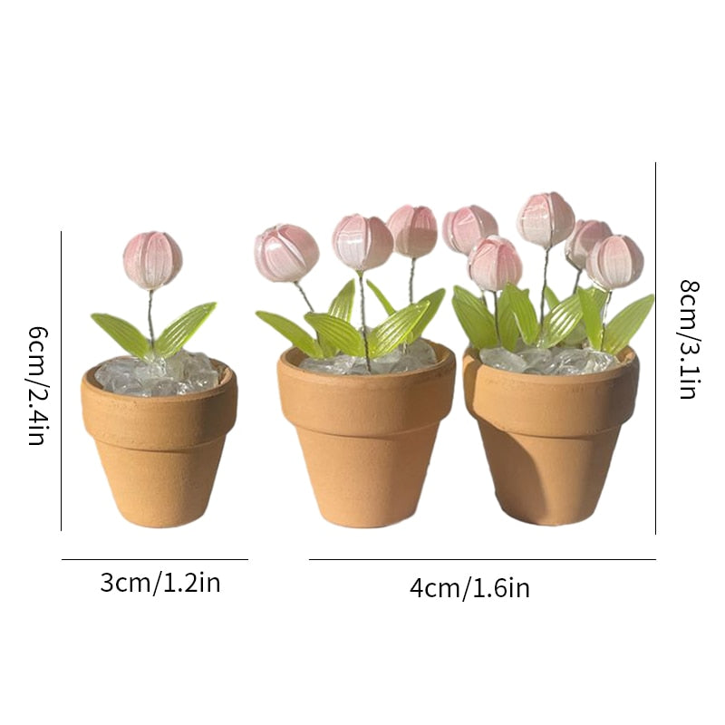 Kreativ DIY Ros Glow Nattlampa Dekor | Veska