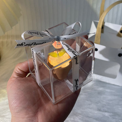 Kreativ DIY Ros Glow Nattlampa Dekor | Veska