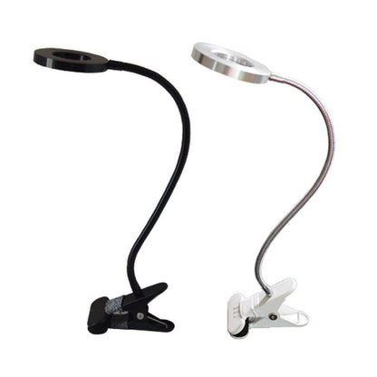 Kreativ enkel USB byxknapp LED läs-klipp skrivbordslampa | Veska