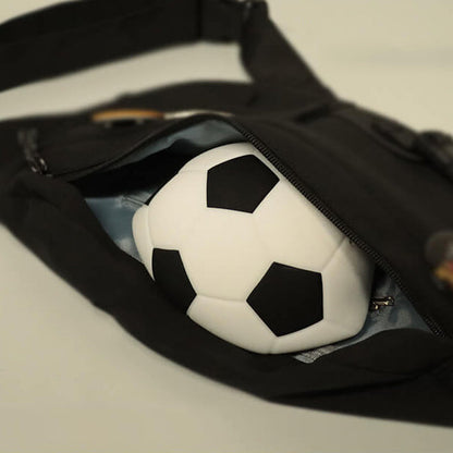 Kreativ Fotboll Silikon LED Nattlampa USB-laddnings Bordslampa | Veska