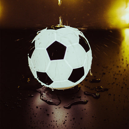 Kreativ Fotboll Silikon LED Nattlampa USB-laddnings Bordslampa | Veska