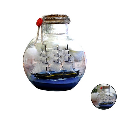Kreativ Glasflaska Skepp | Veska 10x12cm