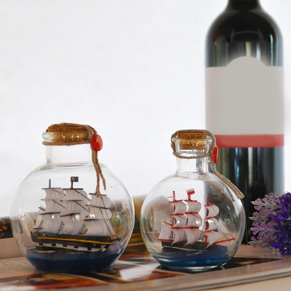 Kreativ Glasflaska Skepp | Veska
