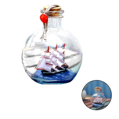 Kreativ Glasflaska Skepp | Veska 9x11cm