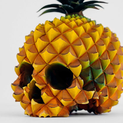 Kreativ Harz Gotisk Ananas Skalle Staty | Veska