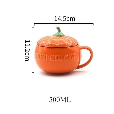 Kreativ Keramisk Pumpa Mugg Kopp | Veska Stor