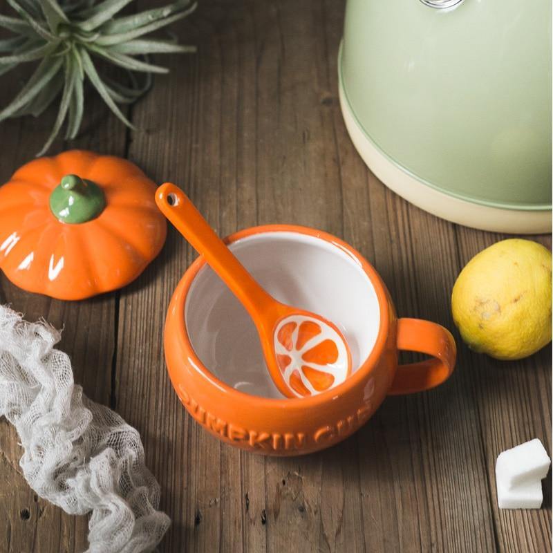 Kreativ Keramisk Pumpa Mugg Kopp | Veska