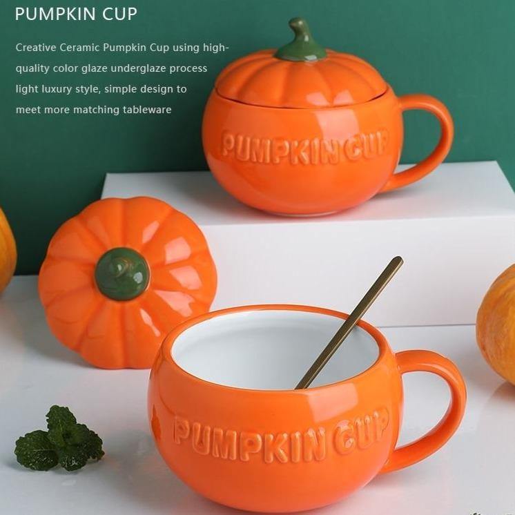 Kreativ Keramisk Pumpa Mugg Kopp | Veska