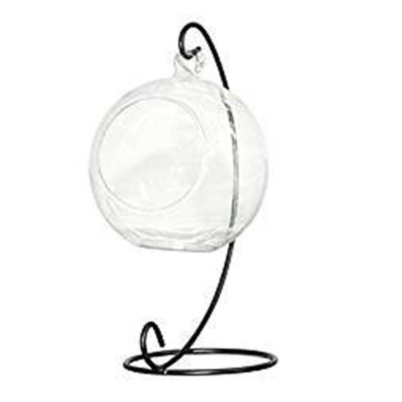 Kreativ klar glasbollvas | Veska