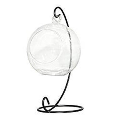 Kreativ klar glasbollvas | Veska