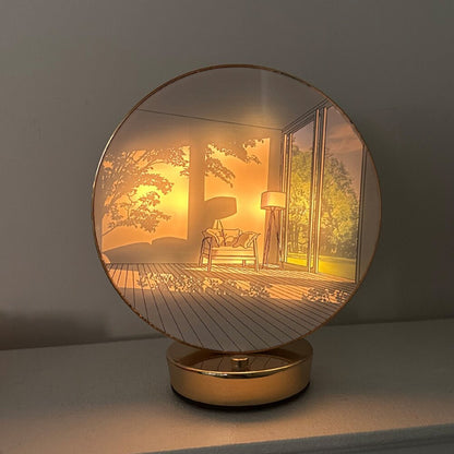 Kreativ Konstnärlig Orb Målarbordslampa | Veska