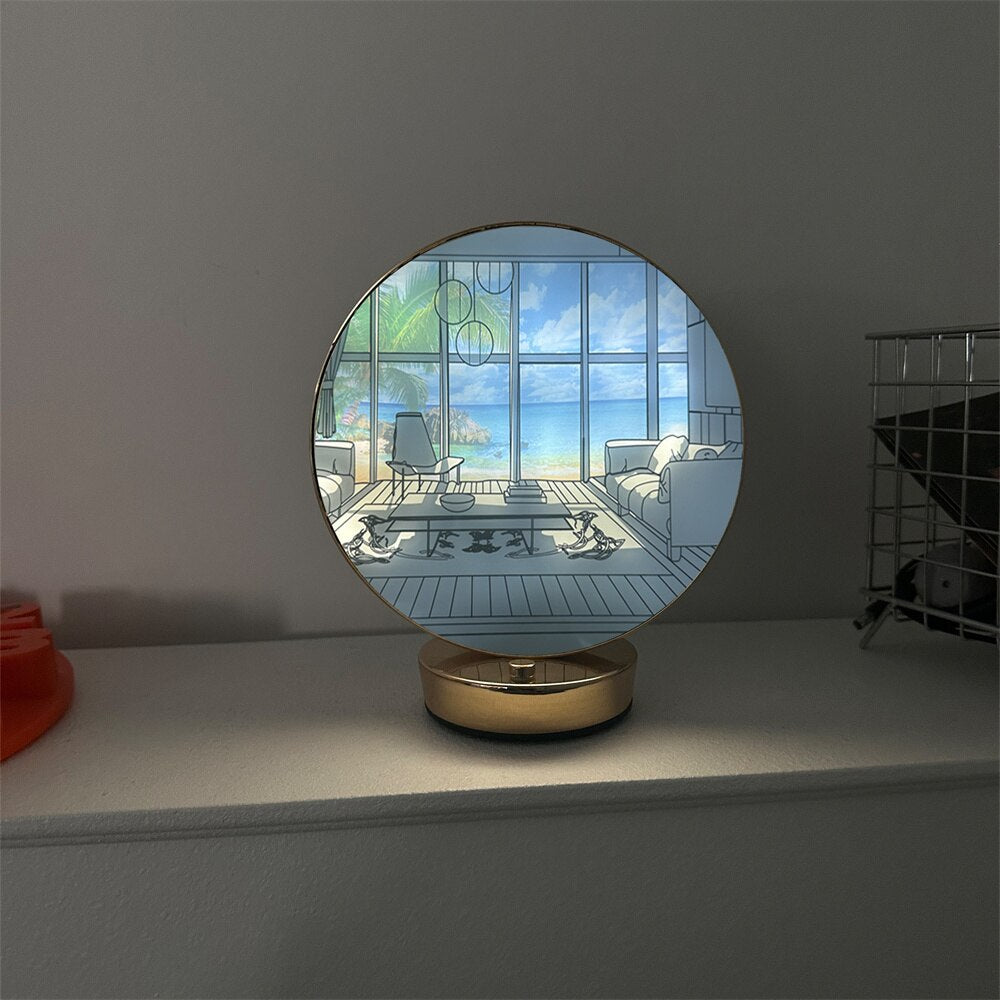 Kreativ Konstnärlig Orb Målarbordslampa | Veska A