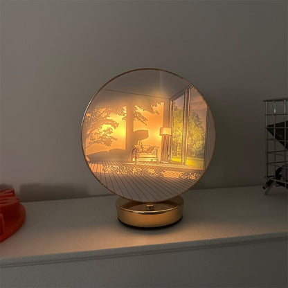 Kreativ Konstnärlig Orb Målarbordslampa | Veska B