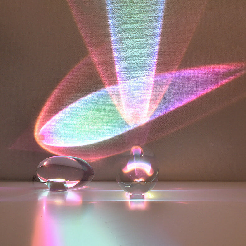 Kreativ Kristall Projektion änglars ögon LED Bordslampa | Veska