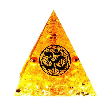 Kreativ Naturlig Kristall Universum Energi Pyramid | Veska 2
