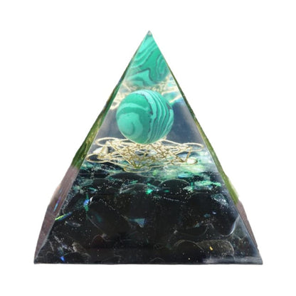 Kreativ Naturlig Kristall Universum Energi Pyramid | Veska 3