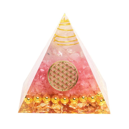 Kreativ Naturlig Kristall Universum Energi Pyramid | Veska 5