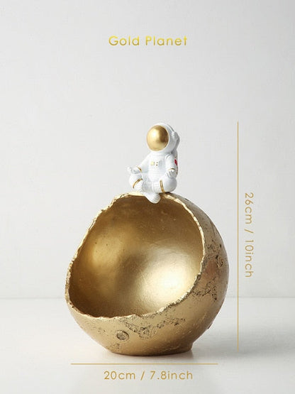 Kreativ nordisk astronaut månlagringsorganisatör | Veska Guld