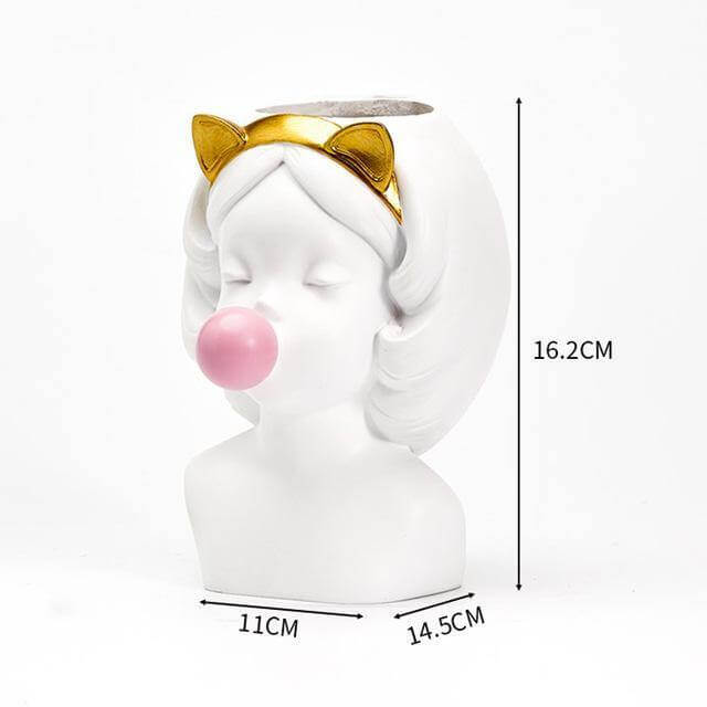 Kreativ Nordisk Buble Gum Kvinna Vas | Veska M Katt