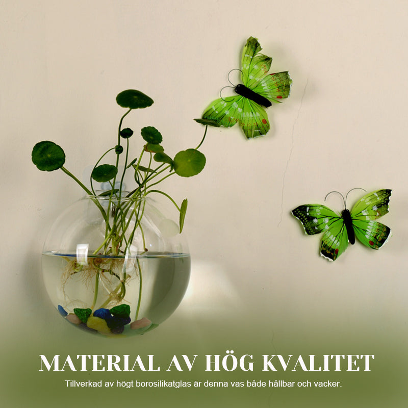 Kreativ vas för väggmontering | Veska