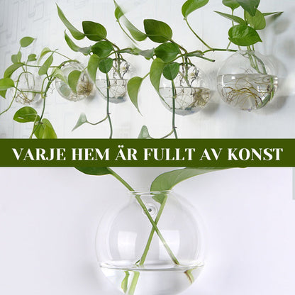 Kreativ vas för väggmontering | Veska