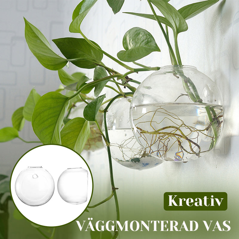Kreativ vas för väggmontering | Veska
