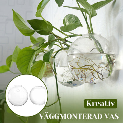 Kreativ vas för väggmontering | Veska