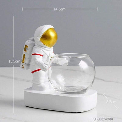 Kreativa astronautväxter för modern livsstil | Veska Astronaut - Guld